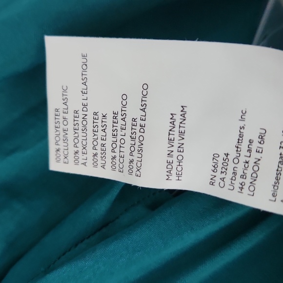 Free People, Meet Me There Ruched Button-Down Blouse, Green Balsam, Size XS, NWT - Picture 12 of 12